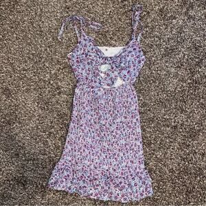 Winston White purple smocked dress